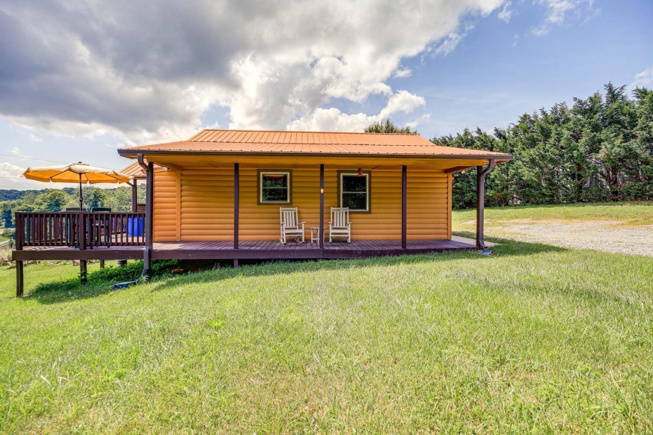 Blue Ridge Mountain Cabin With Views And Hot Tub Villa Sparta Dış mekan fotoğraf