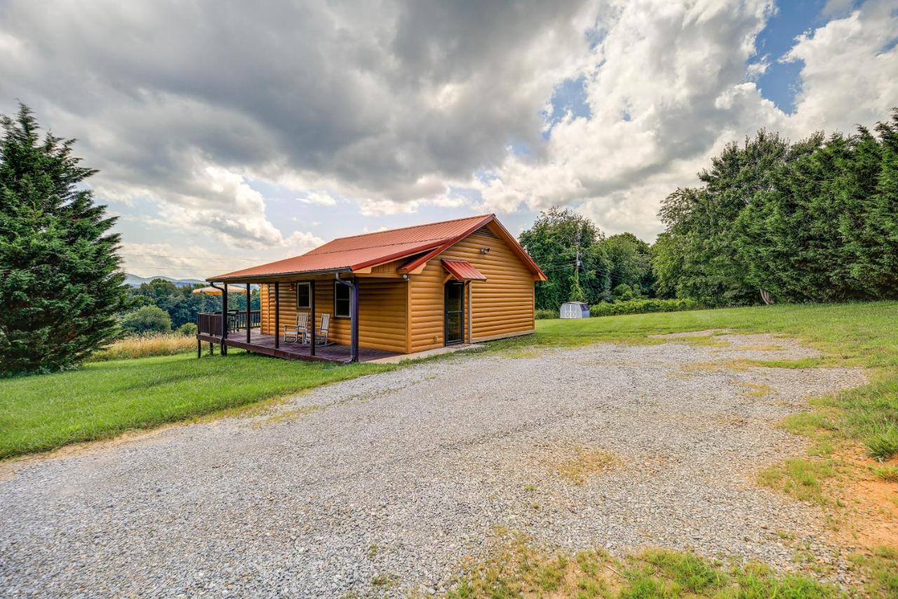 Blue Ridge Mountain Cabin With Views And Hot Tub Villa Sparta Dış mekan fotoğraf